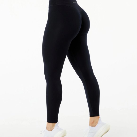 Alphalete Alphalux Wonder Leggings 27" Black Leggings Size S NWT - Picture 1 of 3